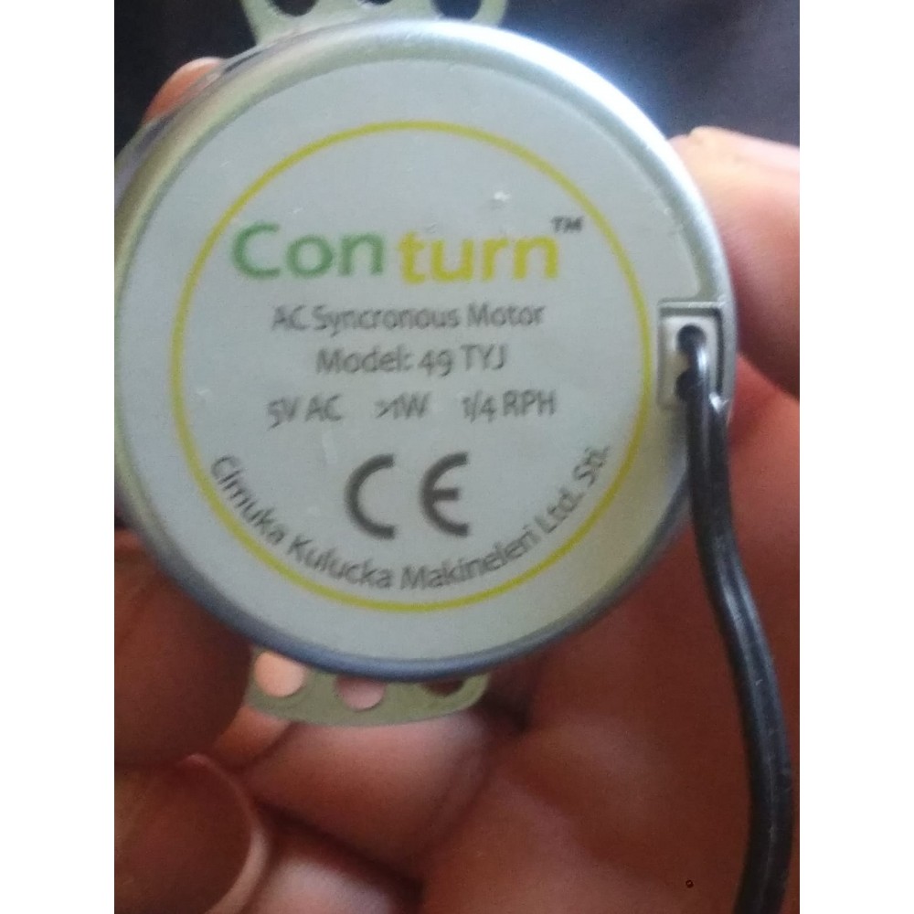 Conturn Çimuka Conturn 1/240 RPM Çevirme Motoru - KRH- CONTURN-MİKRO MOTOR
