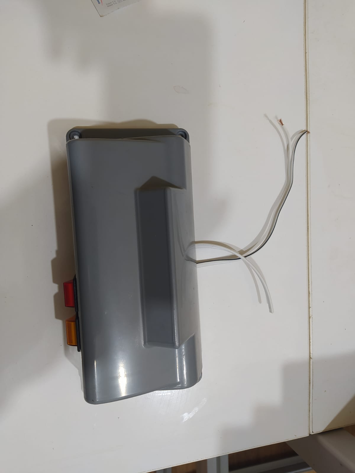 2 Butonlu Termostat Kutusu Kontrol Paneli