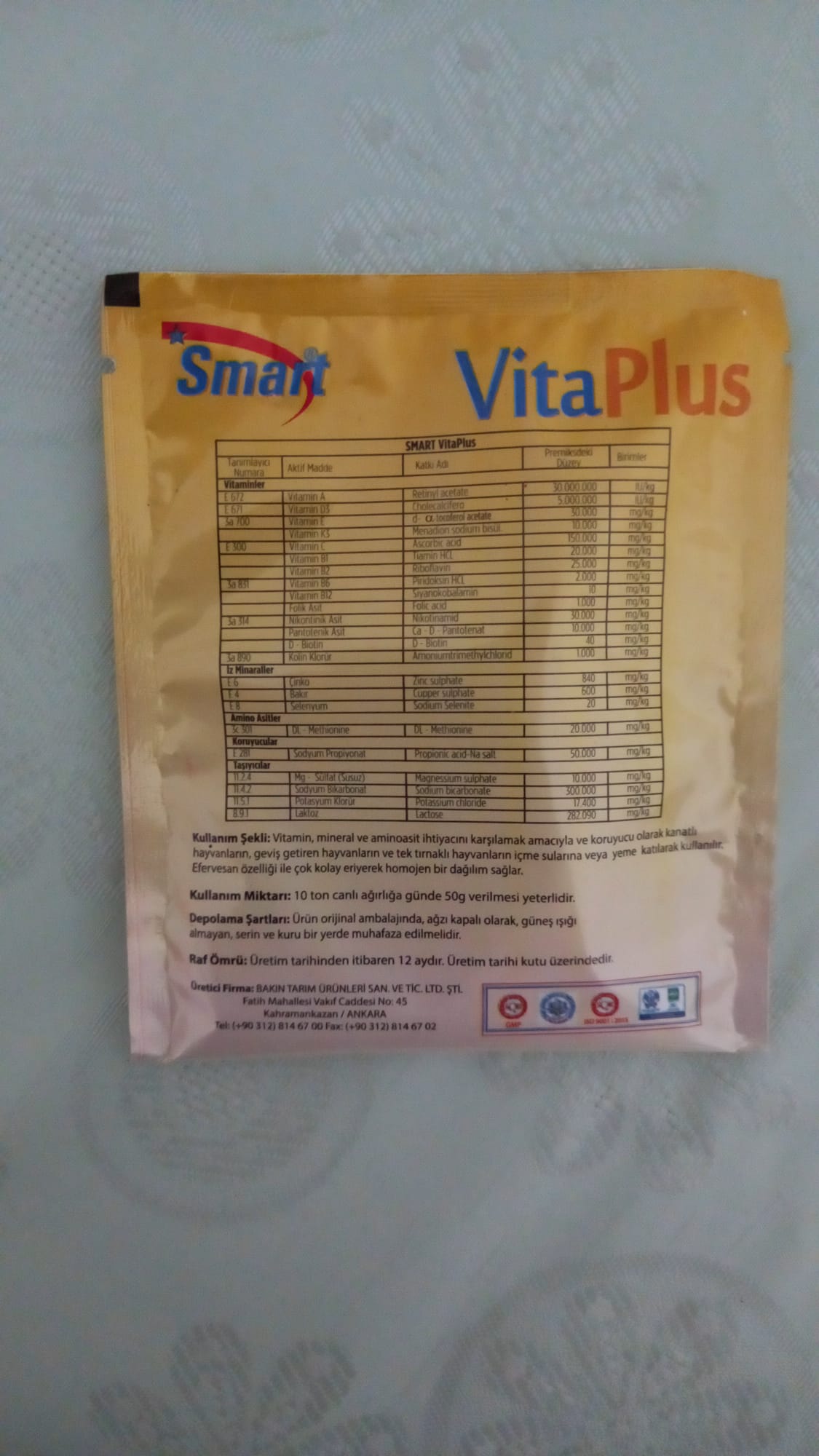 SMART VİTAPLUS 50 gr